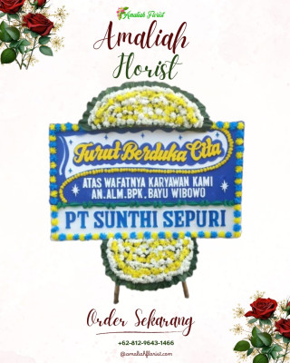 Papan Bunga Duka di Salatiga
